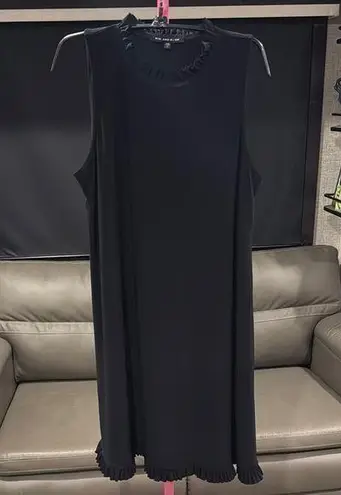 Nik and Nash Black Crew Neck Sheath Midi Dress for Work size large