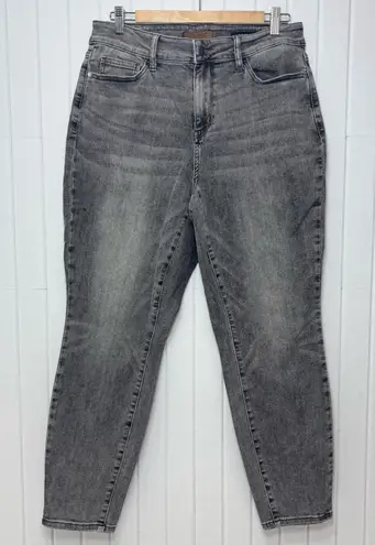 Judy Blue Slim Fit Gray Stretchy Charcoal Ankle Jeans Size 14W #JB88744