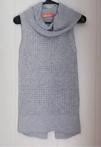 Ava Cowl Neck Sleeveless Sweater Top Turtleneck Blouse XS Wool Blend Women’s