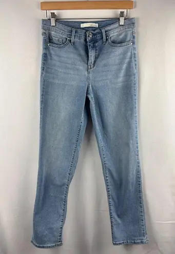 Ella Moss Womens Light Blue Slim Fit Jeans Size 4 Mid-Rise Denim Comfortable Eve