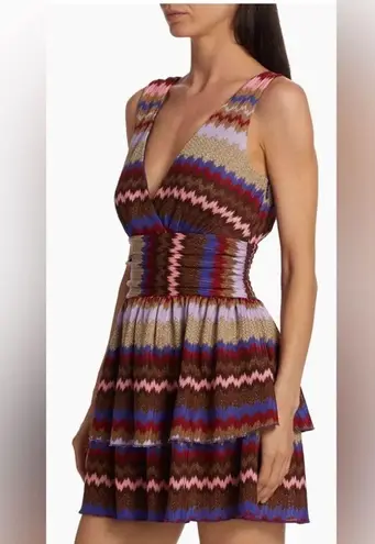 Ramy Brook Laura Zig Zag Tiered Minidress