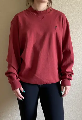 Ashworth Vintage Dark Red  Crewneck