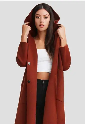 Belle & Bloom Walk This Way Wool Blend Oversized Coat (see narrative) Size M