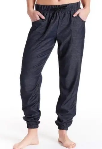 Oiselle Denim Track Pant Joggers Size 2