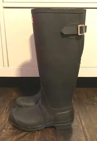 Hunter Original Tall Adjustable Back Waterproof Rain Boots thumbnail 2