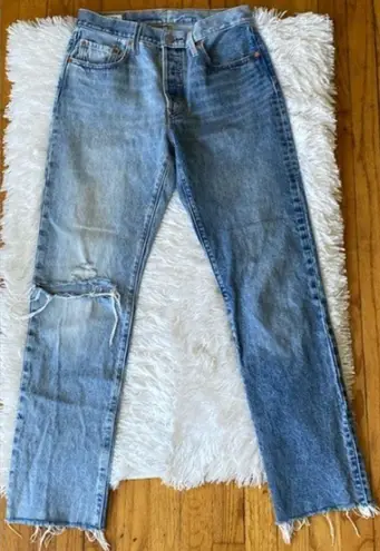 Levi's New   Premium wide leg jeans, size 28