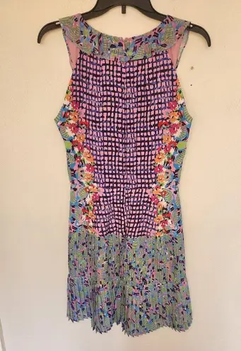 Saloni Amy Fit & Flare Dress Pink Size 6