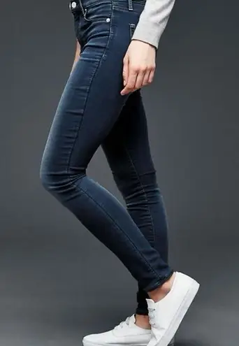 Gap  Dark Wash High Rise True Skinny Jeans Size 30