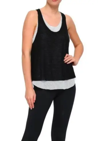 Koral  Villa Tank Top in Black White