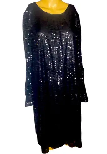 Maia Black Sparkly Sequins
Long Sleeve size 16