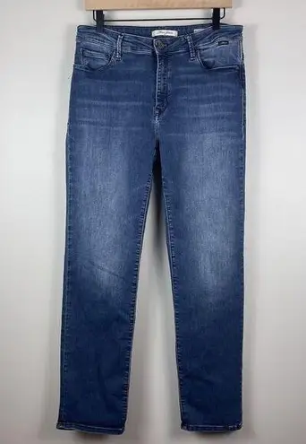 Mavi Womens Jeans 32 Kendra High Rise Straight Leg Denim Blue Mid Wash Stretch Size 31