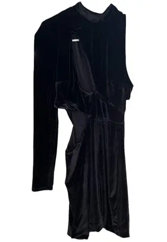 Bardot NWT!  Stella Black Velour Mini Dress Sz M