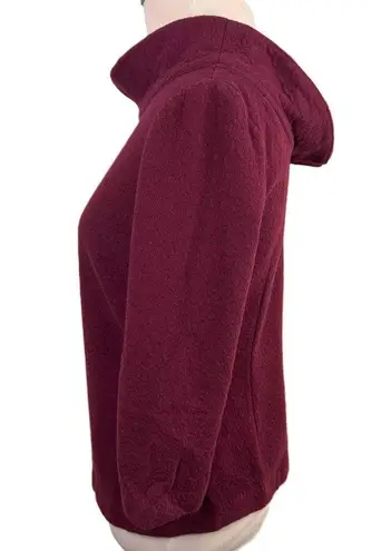 Boden Purple 3/4 Sleeve Shawl Collar Textured Pattern Pullover Sweater Size 4P