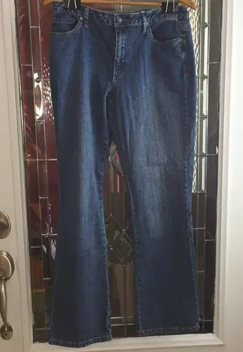 st. john's bay  Jeans Snap Flap Back Pocket Stretch Denim Boot Cut Womens Size 10