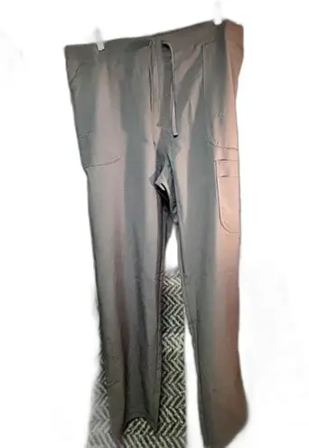 Scrubstar Gray Scrub Pants, L/G, Drawstring, Cargo Pockets, 33" Waist