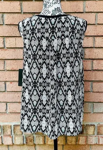 Pure Energy Nwt Sleeveless Blouse Tribal Pattern Size OX (US 12)