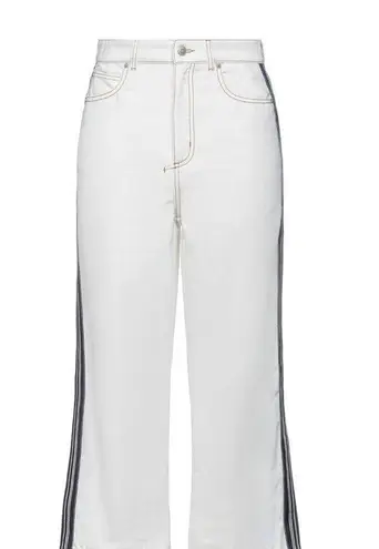 Alexander McQueen wide-leg cropped jeans