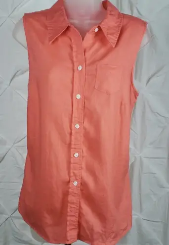 Isaac Mizrahi Sleeveless linen top