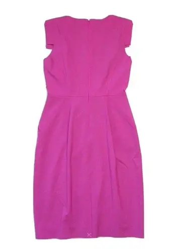 J.Crew NWT  Resume Sheath in Vivid Flamingo Pink Stretch Wool Dress 4 $188