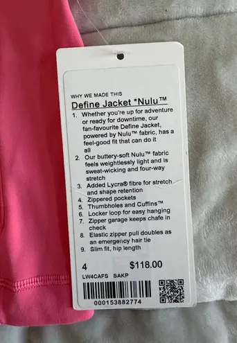 Lululemon Define Jacket Nulu