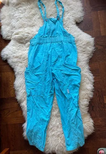 70s Vintage le tigre painters bib overalls artist blue overalls