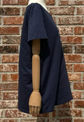 Hue Pinot Grigio Passports & Pizza navy blue T shirt / L / Excellent condition