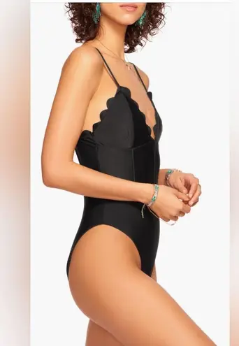 Ramy Brook Mikayla Scalloped One-Piece Swimsuit, Medium, $238