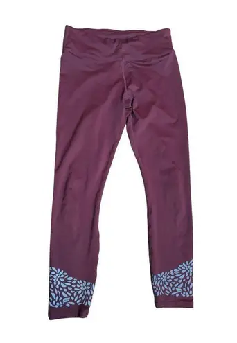 Fabletics  Salar Reflective Powerlite 7/8 Womens Athletic Leggings Sz M in Black