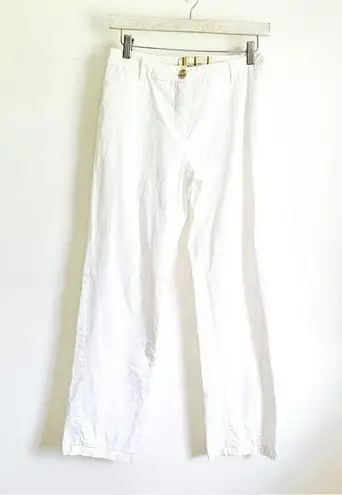 Max Mara Weekend White W12 straight Leg Pants sz 4