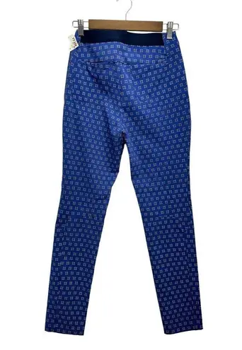 Ralph Lauren RLX  Pants Women's 2‎ Blue Geometric Floral Nylon Blend Golf NWOT