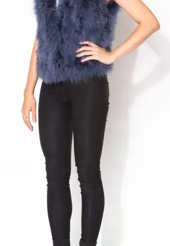 Yumi Kim Away We Go Real Ostrich Feather Vest