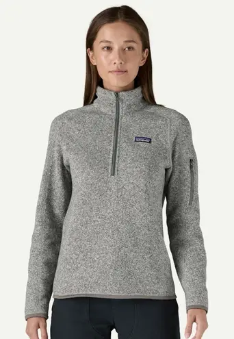 Patagonia  Better Sweater Quarter-Zip Fleece Pullover, Birch White, Size S, EUC - Image 1