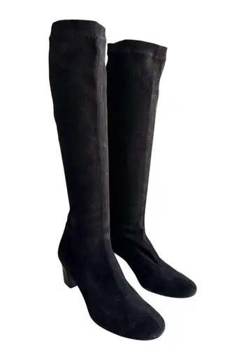 Robert Clergerie Knee High Black Sock Boots Size 8.5