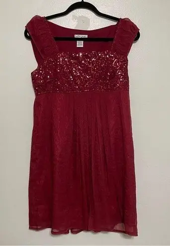 Ultra Pink  Wine Red Sleeveless Mini Dress Size Medium