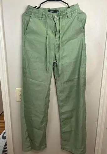 Hudson NWOT Los Angeles Women's Light Green Casual Pants - Size 25