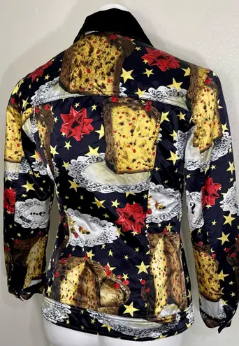 Moschino Rare Jeans Vintage Panettone Holiday Jacket