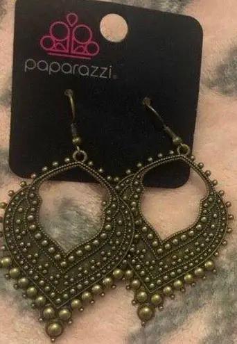 Paparazzi Brass Earrings