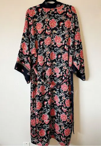 Natori Floral Long Duster Robe M