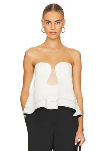 L'Academie Vera Top in White
