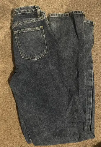 Pretty Little Thing Popular  Vintage Wash Split Hem Jeans Size 2