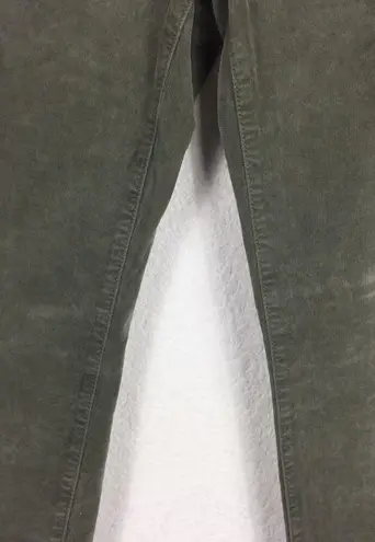 Closed Baker 1920 Corduroy Pants Size 24 Muddy Beige Slim Fit Straight Cropped Green