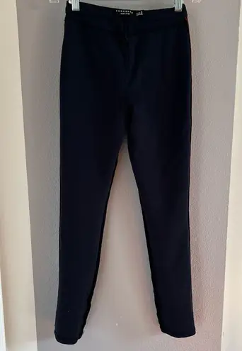 Boom Boom Jeans Navy Chino Stretch Pants with Red Stripe