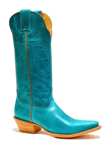 RedHawk Boots Co. Redhawk Women's Western Boot - Jolene Turquoise casual classic outdoorsy stylish