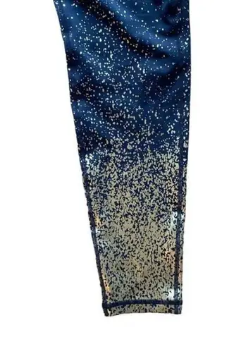 Curves‎ N Combat Boots Leggings Black Gold Glitter XXL