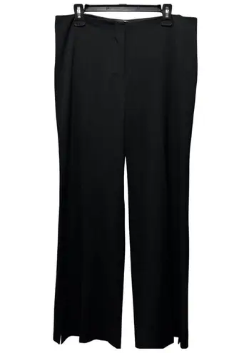 MM.LaFleur Womens Clooney Light Twill Trouser Pants Size 10 Black Wide leg