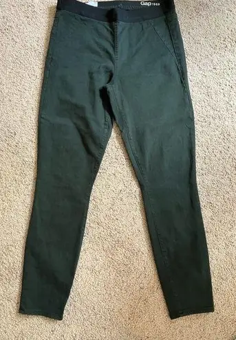 Gap  Size 31 R Leggings Dark Blue Green Color