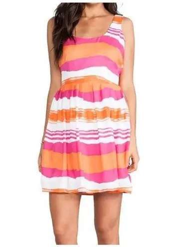 JACK by BB Dakota Jamband Wave Printed Scoop Neck Tank Mini Dress