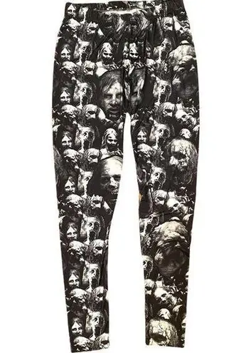 Her Universe THE WALKING DEAD Ladies Leggings ~ Size XL ~  ~ Black & White Print