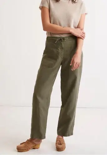 Gerard Darel Elixane Wide Leg Cargo Pants in Army Green Boho Size 12 Gently Used