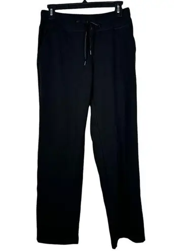 Eddie Bauer  Black Fleece Pants Size Med EUC #VEG-0236